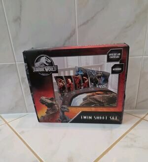 Jurassic World Twin Sheet Set, Brand New!